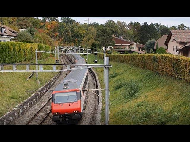 CFF - SBB - Railway - Chemin de fer - Trains suisses en Suisse Romande - Panoramas