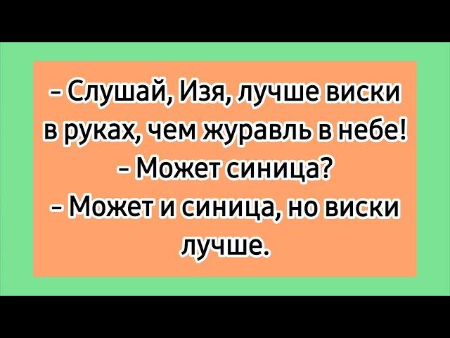 Синица в руке!  Еврейские смешные анекдоты. Лучшие одесские анекдоты про евреев.