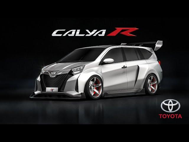 MODIFIKASI DIGITAL TOYOTA CALYA 2022 DENGAN TEMA RACING | CALYA TYPE R