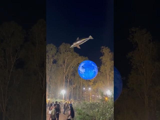 Outdoor music festival — can't think of a more interesting site for flying an #airship! #dronico