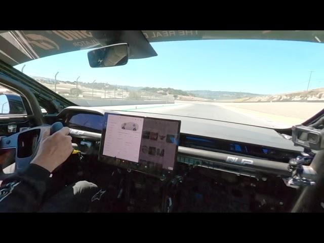 Unplugged Performance Tesla Plaid Model S Over 150mph @ Laguna Seca w/Randy Pobst - Alien Technology