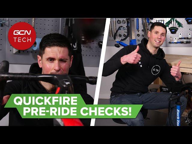 Quick Fire Bike Safety Checks To Make Before Your Next Ride!