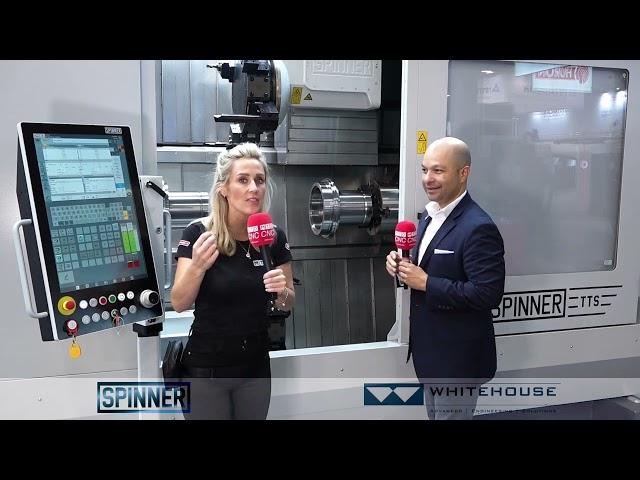 Spinner's groundbreaking TS / TTS - 85 /125 in the UK at Whitehouse Machine Tools