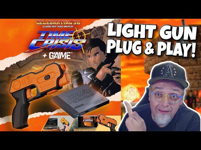 IT'S ABOUT TIME! Light Gun PLUG & PLAY Arcade Consoles Are Coming! Time Crisis + GAIME