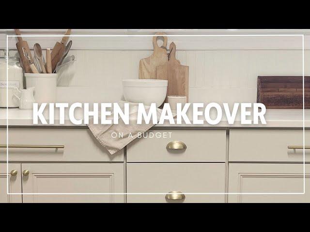 EXTREME KITCHEN MAKEOVER ON A BUDGET | PAINTING YOUR OWN KITCHEN CABINETS