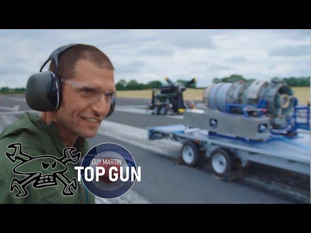 Guy's Engines! Merlin vs Jet Engine | Guy Martin Top Gun