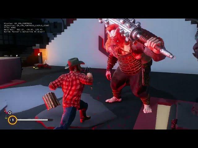 leaked insomniac Wolverine Gameplay| The temple| BOSS FIGHT| JEAN| (part 7) RTX 3060 4K 60FPS