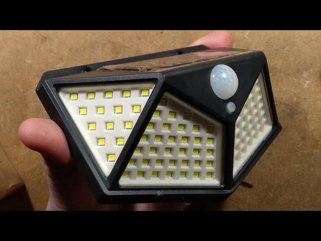 100 LED solar garden light teardown (with schematic).