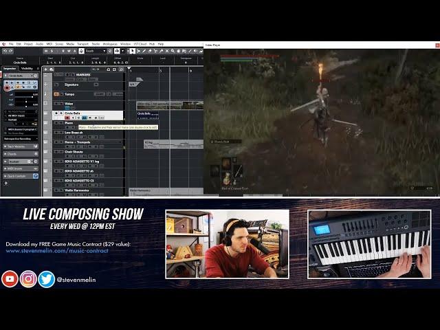  Rescoring Elden Ring with Tokyo Scoring Strings | Live Composing Show