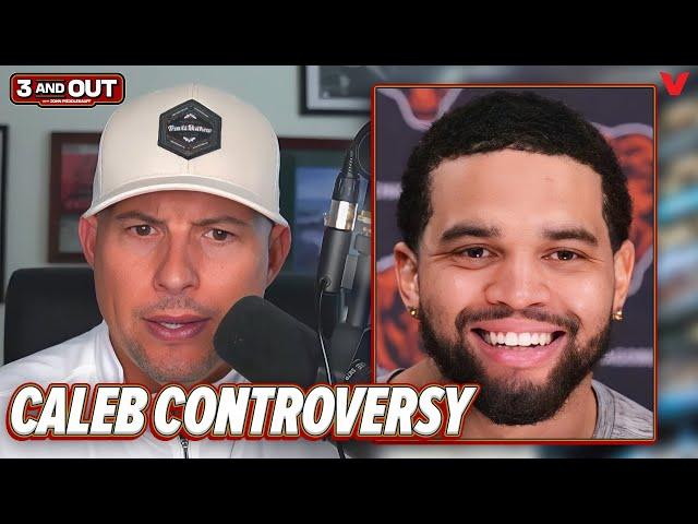 Reaction to Caleb Williams CONTROVERSY, Myles Garrett SKIPS OTAs, Stefon Diggs boat video | 3 & Out