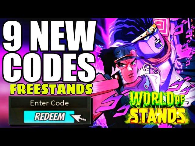 [NEW]WORLD OF STANDS CODES - WORLD OF STANDS CODES 2025 - WORLD OF STANDS ROBLOX CODES