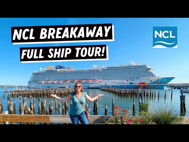 NORWEGIAN BREAKAWAY Full Ship Tour | Deck by Deck tour of NCL Breakaway