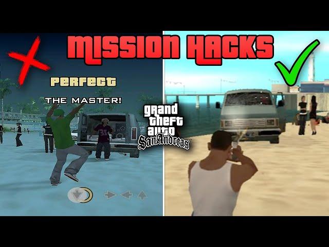 Helpful mission life-hacks in GTA San Andreas