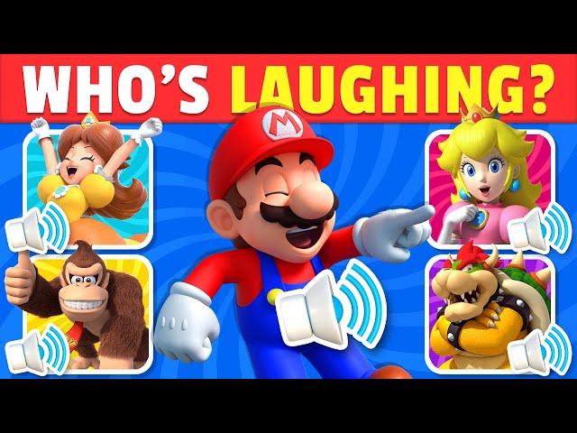 Guess The Mario Characters By Their Laugh...! 