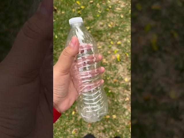 How to make a water bottle pop and smoke #howto #shorts #prank