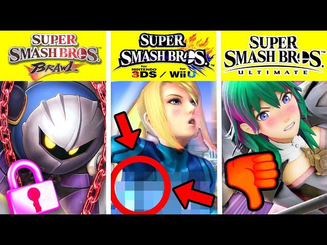 Biggest Controversy in EVERY Smash Bros Game!