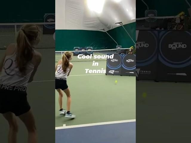 Cool sound in tennis drills #tennis#테니스#テニス