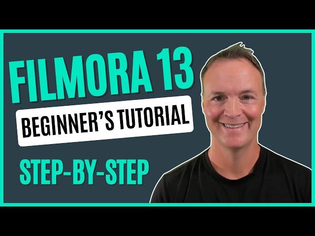 How to use Wondershare Filmora 13 to Edit Videos - Beginner's Tutorial