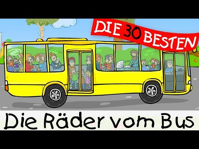 ️ Die Räder vom Bus || Kinderlieder zum Mitsingen und Bewegen