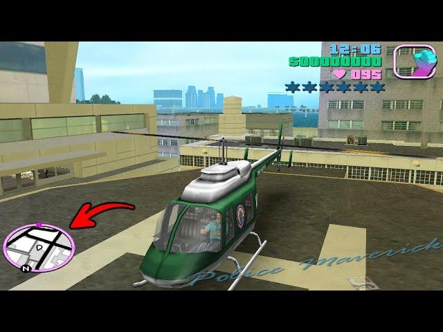 Secret Police Maverick Helicopter Location in GTA Vice City
