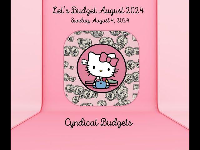 Happy Sunday!! Let's Budget my August pay vs August bills