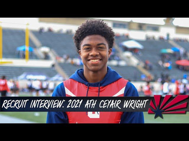 GOAZCATS.com interview: 2021 ATH Ceyair Wright at Rivals Camp LA | Arizona Wildcats Recruiting