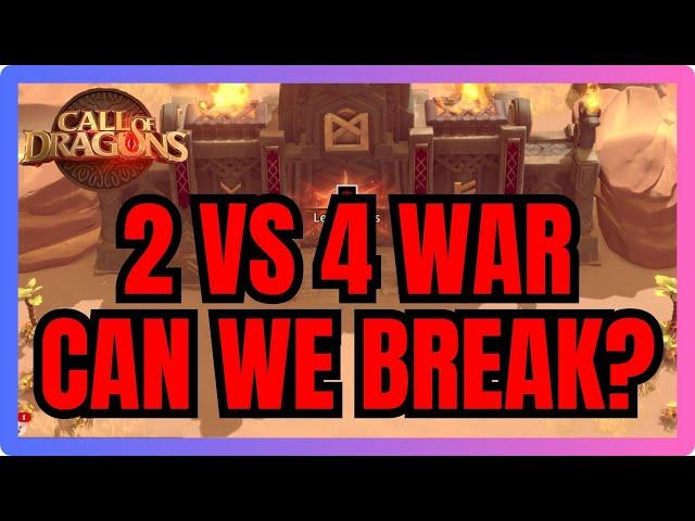 CAN WE BREAK THROUGH AGAINST WNG GD AND MC1?!? Call of Dragons Live War