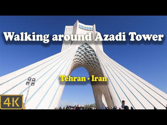 Walking around Azadi Tower- Tehran - Iran 