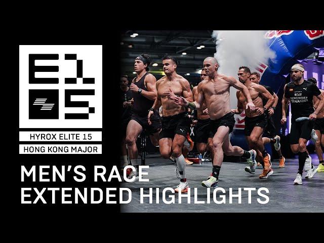 HYROX E15 | HONG KONG MAJOR | MEN'S RACE HIGHLIGHTS - Extended