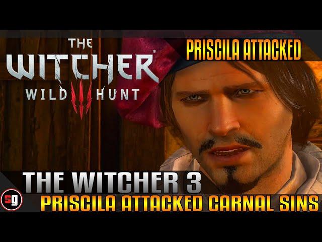 The Witcher 3 Wild Hunt - Priscila Attacked