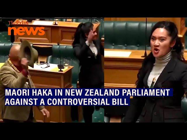 New Zealand: MPs perform Maori Haka to protest against a controversial bill