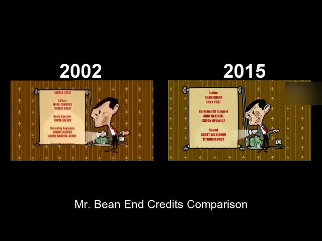 Mr. Bean Credits Comparison