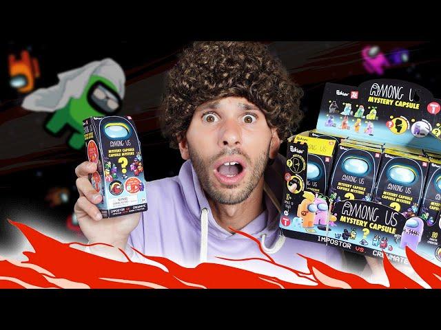 Billys Toy Review - Opening Among Us Mystery Capsules with Michael