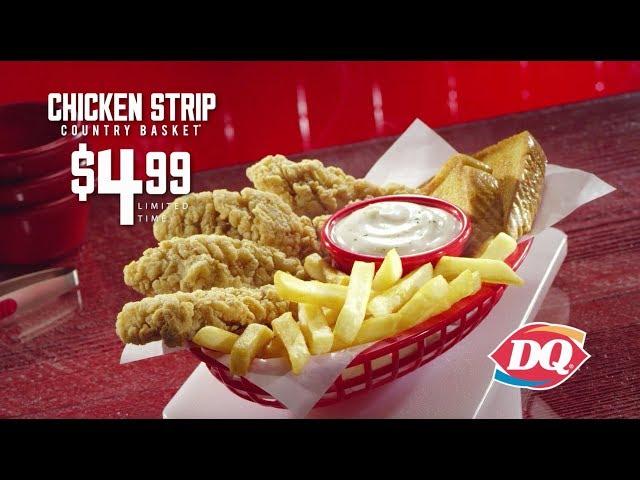 Texas Dairy Queen - $4.99 Chicken Strip Country Basket - English