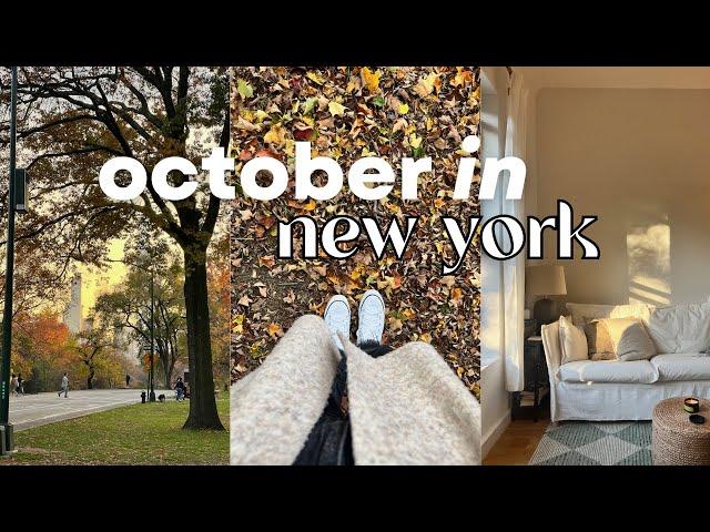 October in NYC is a dream | vlog