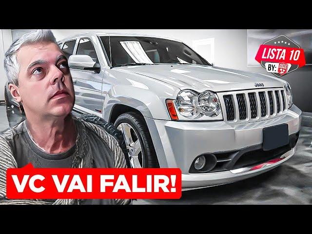 10 CARROS QUE VÃO TE FALIR