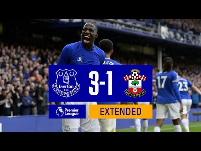 EXTENDED HIGHLIGHTS: EVERTON 3-1 SOUTHAMPTON