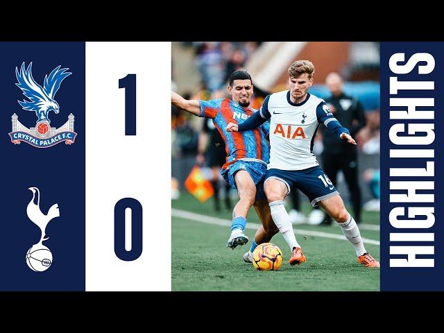 Crystal Palace 1-0 Tottenham Hotspur // PREMIER LEAGUE HIGHLIGHTS