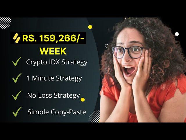 1.5 Lakh++ PROFIT | Binomo Crypto IDX Bug | How To Make Profit in Binomo | 1 Minute Binomo Strategy