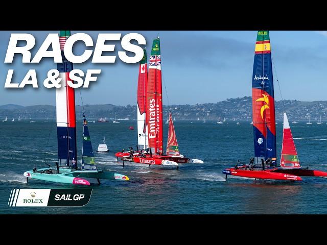 BEST Races From Los Angeles & San Francisco in 2025 | SailGP