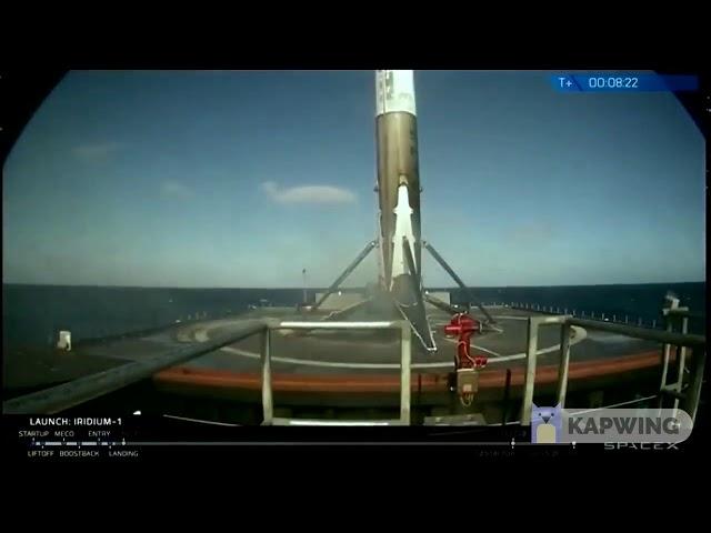 Regreso a tierra de los cohetes impulsores Falcon 9 / Crew Dragon de Space X 30 de mayo