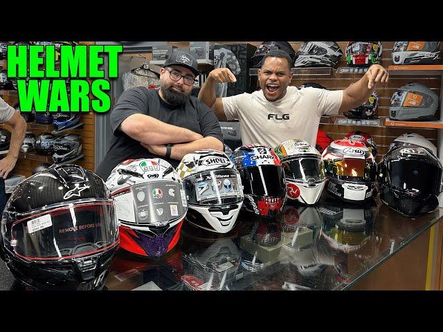 WHAT IS THE BEST HELMET ON THE MARKET?!  | AGV, KYT, Shoei, Alpinestars vs Suomy, Arai, Shark