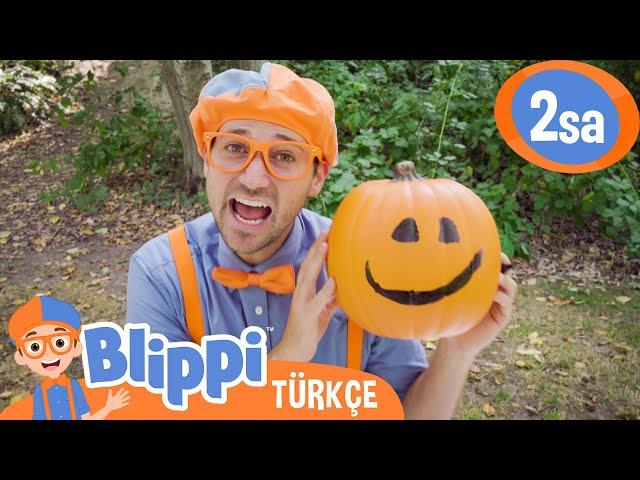 Blippi Balkabağı Parkı'nda  Balkabağı Süslemesi  Cadılar Bayramı Özel | Blippi Türkçe