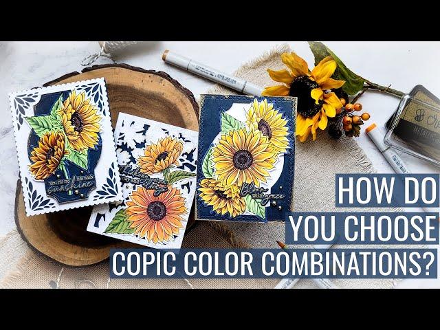 How Do You Choose Copic Color Combinations? New Stamps for Fall