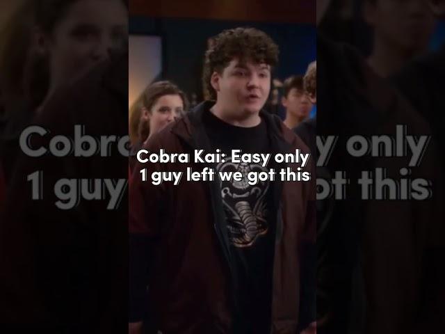 When there's only one guy left | Cobra Kai edit | #cobrakai #chozen