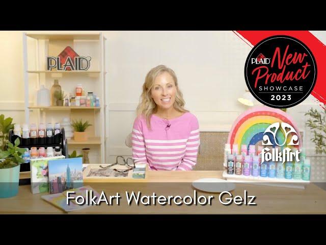 FolkArt Watercolor Gelz - Plaid's 2023 New Product Showcase Session 3