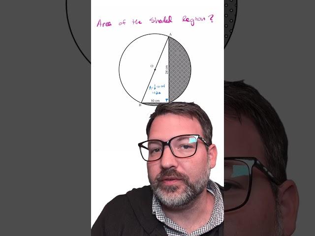 The Trick to Solving Shaded Region Problems in Geometry