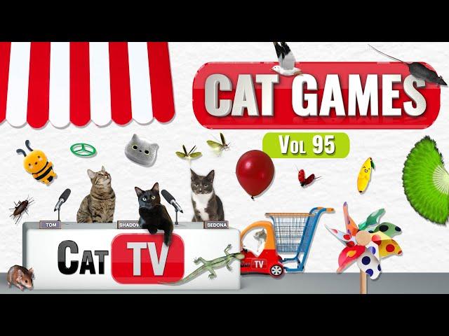 CAT Games | Ultimate Cat TV Compilation Vol 95 | 4 HOURS  