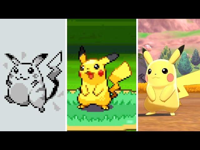 Catching Pikachu In EVERY Pokemon Game!