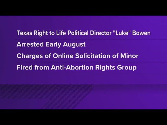 Texas Right to Life political director accused of online solicitation of a minor